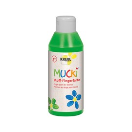 Mucki Fabric Finger Paint 250 ml, Green
