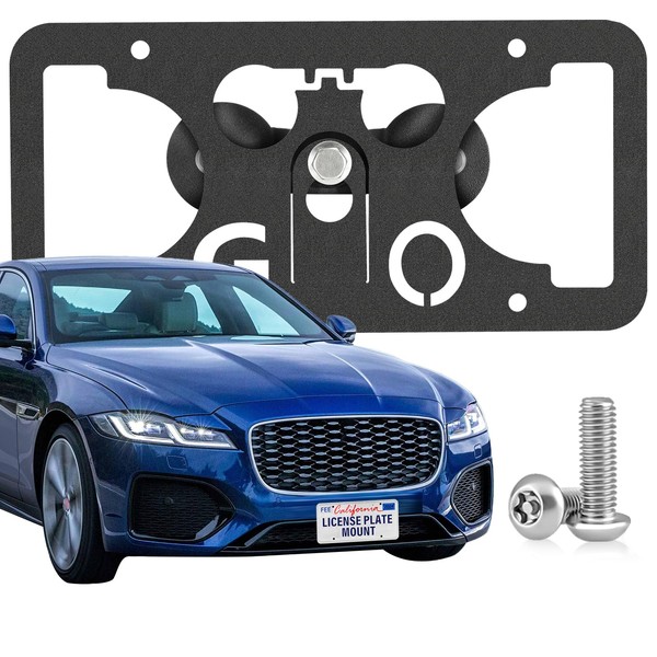 Heavy Duty Front License Plate Frame Compatible with Jaguar XE