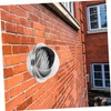 Operitacx Stainless Steel Outdoor Dryer Vent Cover Wall Mount Soffit