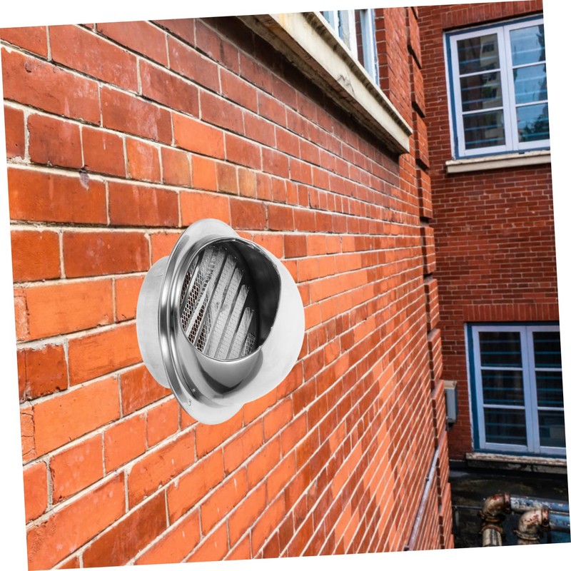 Operitacx Stainless Steel Outdoor Dryer Vent Cover Wall Mount Soffit