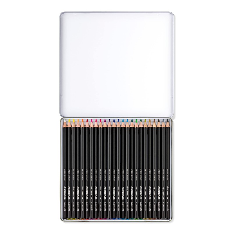 STAEDTLER 149C M24 Coloured Pencils (Classic Hexagonal Format, Super Soft