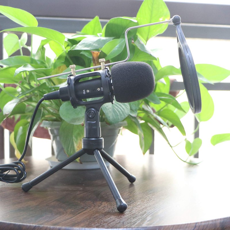 Microphone Condenser Microphone, Smartphone, Microphone, Game Commentary, Stand Mic, Smartphone