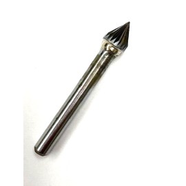 HTC SJ-3 SINGLE CUT CARBIDE BURR 3/8" X 5/16 60 DEG CONE HTC 70470 USA