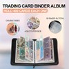 Trading Card Binder 4 Pocket, Collectible Trading Card Albums with
