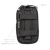 Shoebill Outdoor Pouch, Smartphone Pouch, Backpack, Attached, Carabiner Included, Backpack,