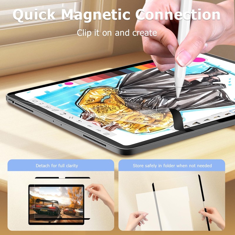 Megoo Magnetic Paperfeel Screen Protector for Surface Pro 12 Inch