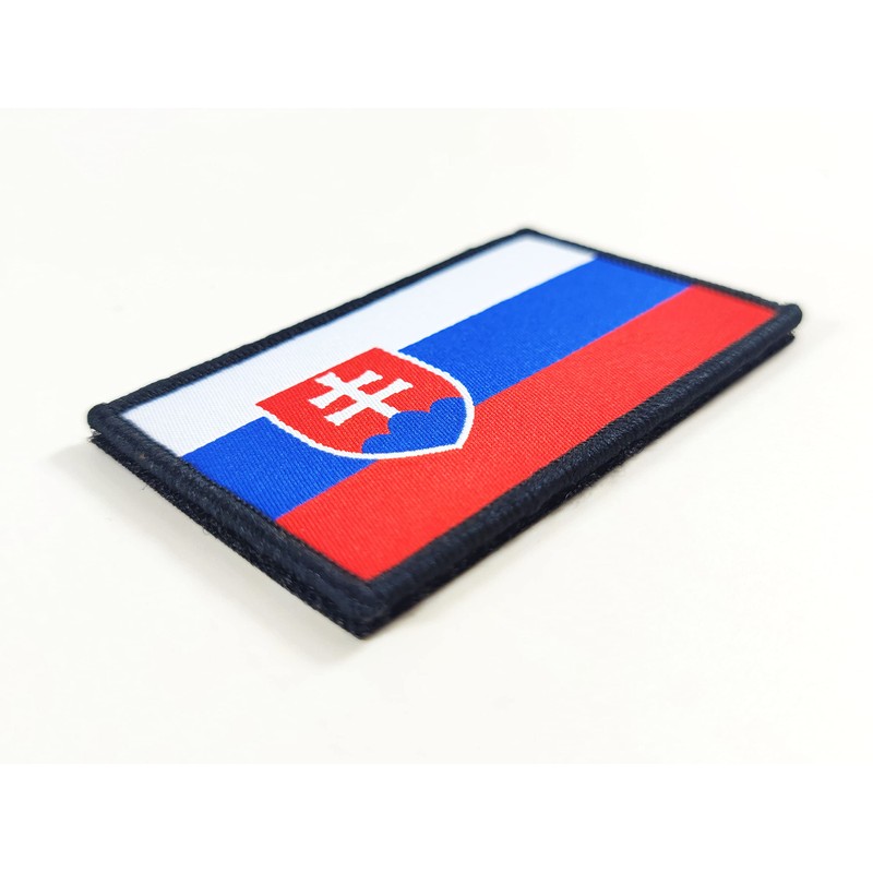 Overdecor Slovakia Slovak Flag Patch Tactical Military Patches - Hook