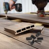 JJWNMLL composite decking clips 100 pcs - 6mm hidden fasteners/plastic