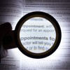 TMANGO Magnifying Glass with Light, 30X Handheld Large Magnifying Glass