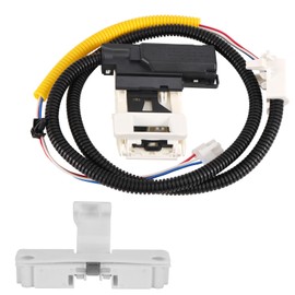 Ge Washer Lid Lock Switch with Lid Lock Strike Replacement, Compatible with Parts Fit for W11307244 W10682535 W10837741 W11253733 W10838613 WTW5000DW1 WTW4816FW2 NTW4516FW3