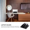 FUNOMOCYA Vertical Laptop Stand Plastic Dual Slot Desktop Holder for