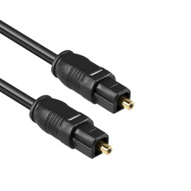 QiCheng&LYS Toslink Digital Optical SPDIF Audio Cable, Optical Audio Cable (10ft)