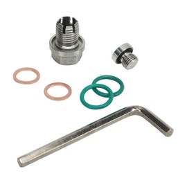 Stainless Steel Oil Drain Plug,Piggyback Self Tapping Oil Pan Thread Repair Kits for Car Motorcycle with Hex Wrench O Ring Gasket oil drain pan (M12.1-1.5x15mm)