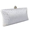 Boutique De FGG Crystal Clutch Purse for Women Formal Evening