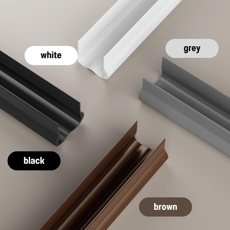 ACEGRE Weather Stripping 36 Inch Grey (2-Pack) - Door Seal