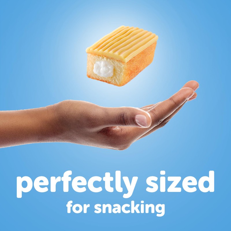 Hostess Zingers, Iced Vanilla, 10 Count (Pack of 6)