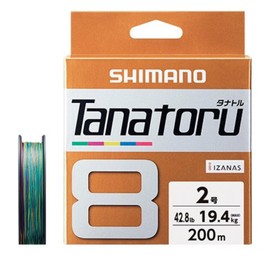 Shimano PL-F58R Tanatoru 8 PE Fishing Line, 492.1 Feet (150 M), No. 2.0, 42.8 lbs (19.4 kg)