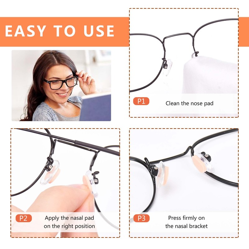 Soft Foam Nose Pads Self Adhesive Non-Slip Eyeglass Nose Pads,