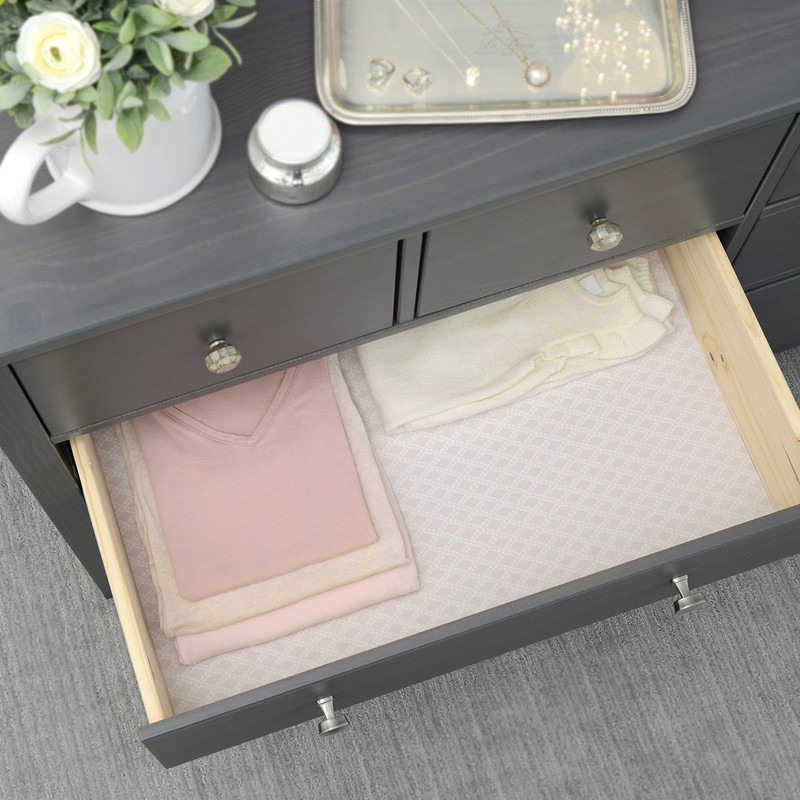 Con-Tact Brand Luxury Fabric Liners, Non-Adhesive Drawer and Shelf Liner,