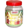 Sunpet J1500 Large Red Top Plastic Food Storage Canister Size