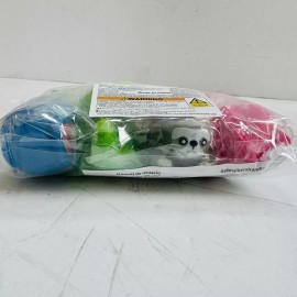 Unbranded Floating Bath Toys 8 Pcs Light Up Rubber Animal Toy Set