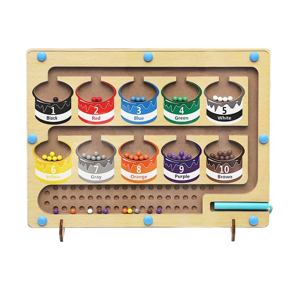 SINGERTOP Educational Toys, Montessori Toys, Wooden Toys, Matching Game, Color