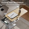 PEGZONE Desk Extender Tray, 24" x 14.4" Clamp On Desk