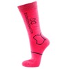 PFIFF 102441 Riding Socks 'Soulhorse', Pink/Blue 34-36