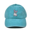French Bulldog embroidered dad hat, Custom French Bulldog embroidered baseball