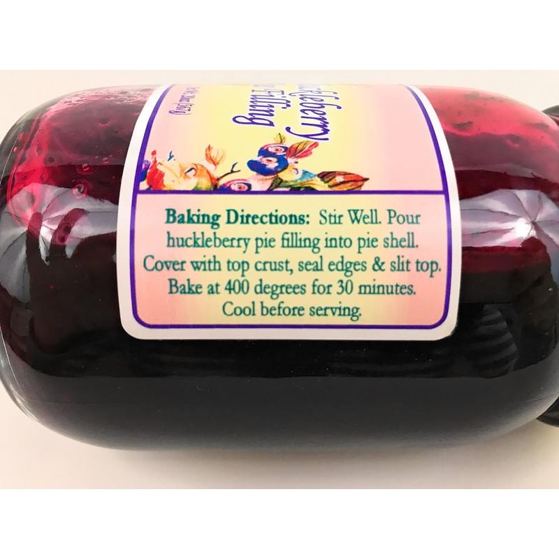 Wild Huckleberry Pie Filling from Huckleberry Haven, 20 oz mug