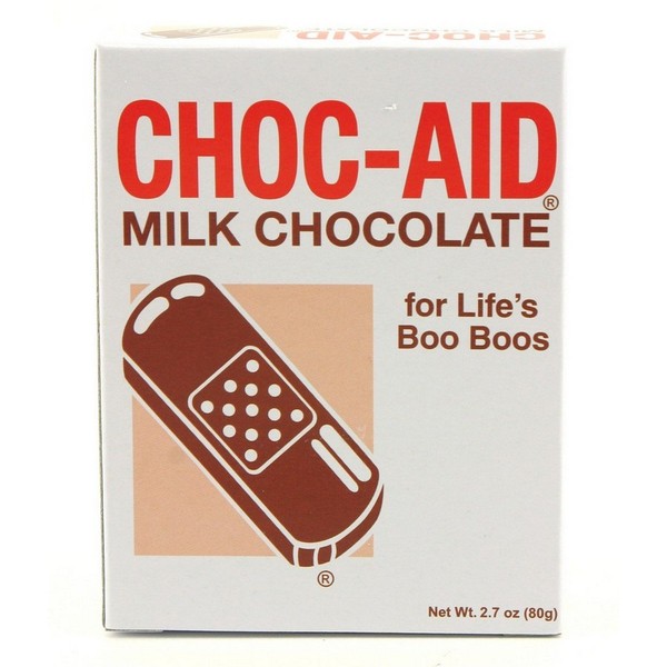 Choc-Aid Milk Chocolate Bandages 2.7-ounce Box (Pack of 3)
