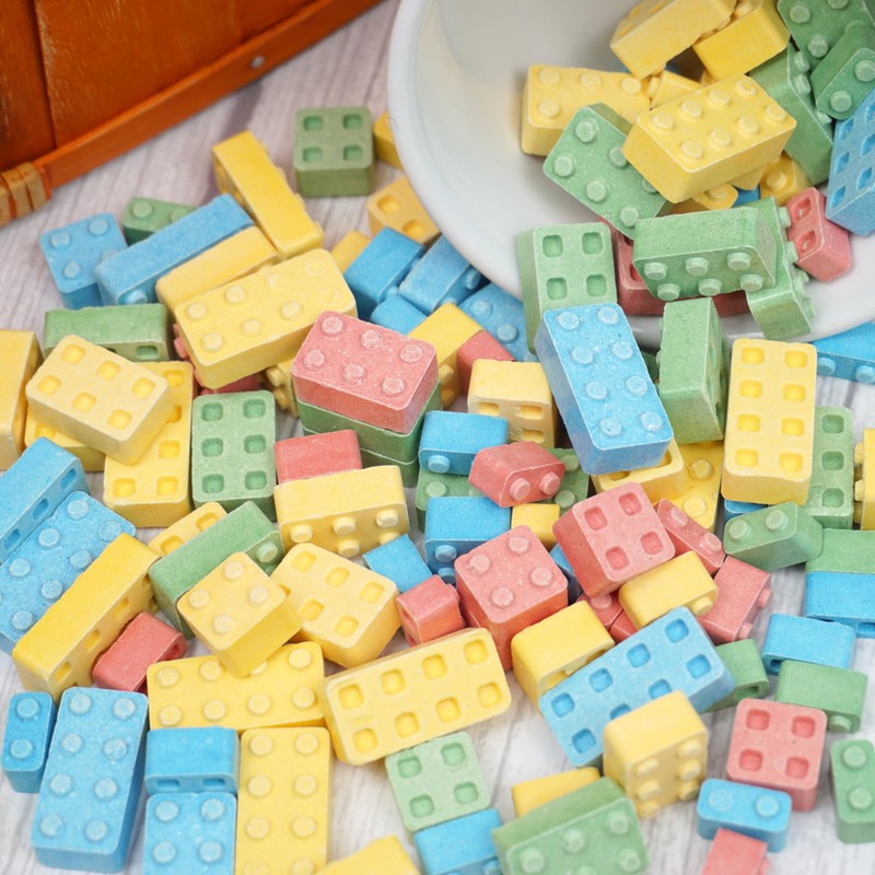 Blox Candy, 1 Pound Bag, Building Blocks Candy, Edible Assorted