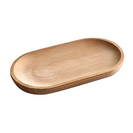 Cafe Tray, Wooden Tray, Small Tray, Small Tray, Scandinavian Mini Tray, Natural Wood, Stylish Tray, Small Plate, Multi Tray, Plate, Multi Tray, Cash Tray (7.1 x 3.9 inches (18 x 10 cm), Zelkova