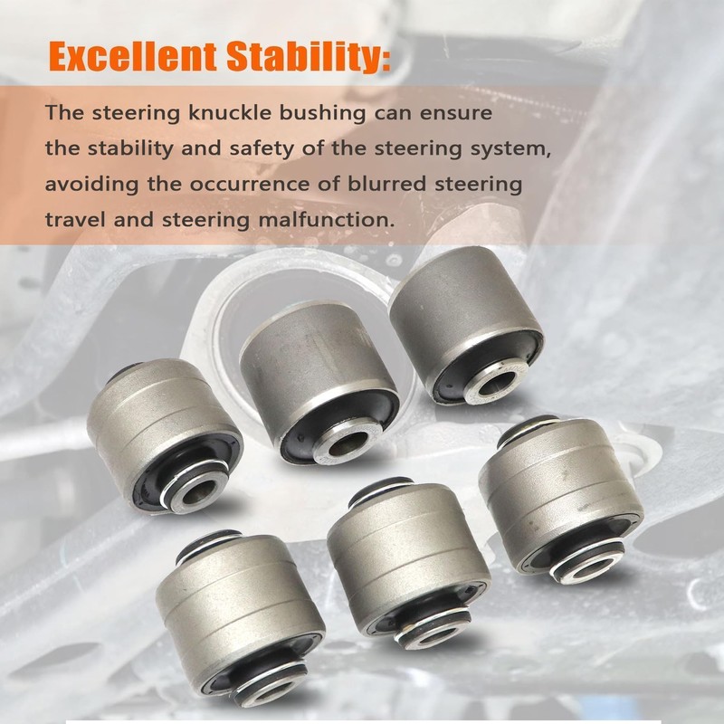 XQSMWF 6PCS Suspension Knuckle Bush Kit 5090072AD 5090095AC Compatible with