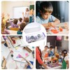 Pack of 4 Stackable Transparent Pen Box, Multifunctional Pencil Boxes,