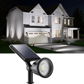 FALOVE Solar Powered Sunset Spotlight Outdoor Waterproof Spot LED Accent Landscape Upli