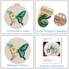 Traziewell Embroidery Kits Butterfly and Flower Patterns Cross Stitch Starter