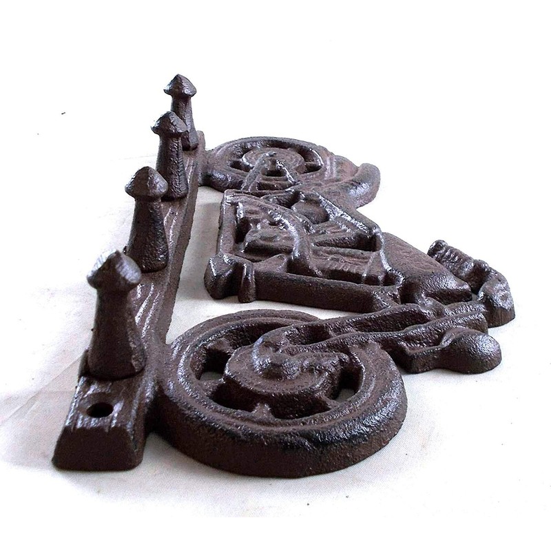 Cast Iron Motorcycle Themed Hook Rack