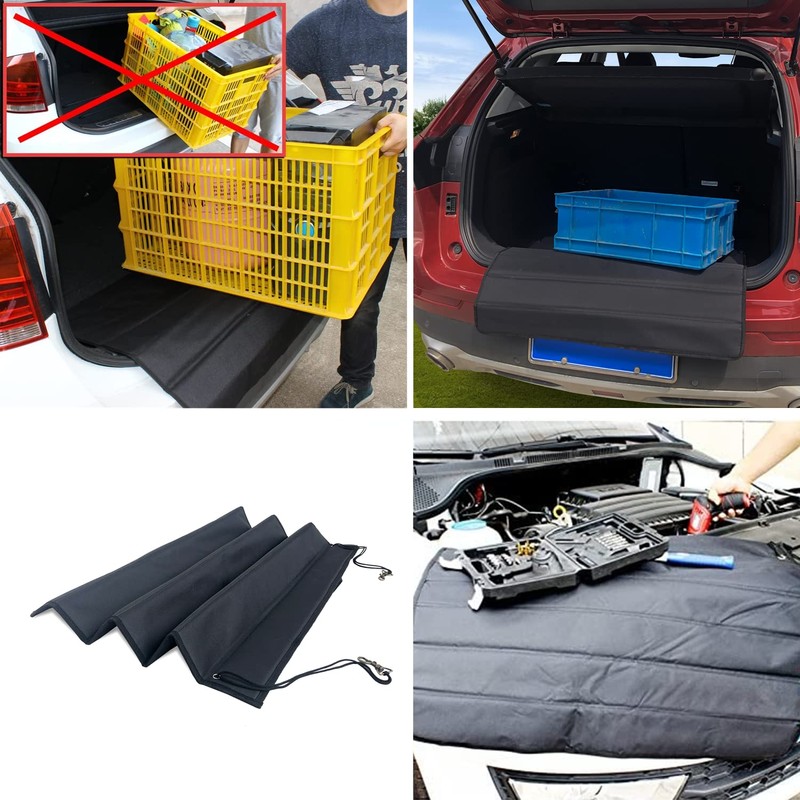 bangminda Car Bumper Protector For Dog, Pet Boot Liner Mat