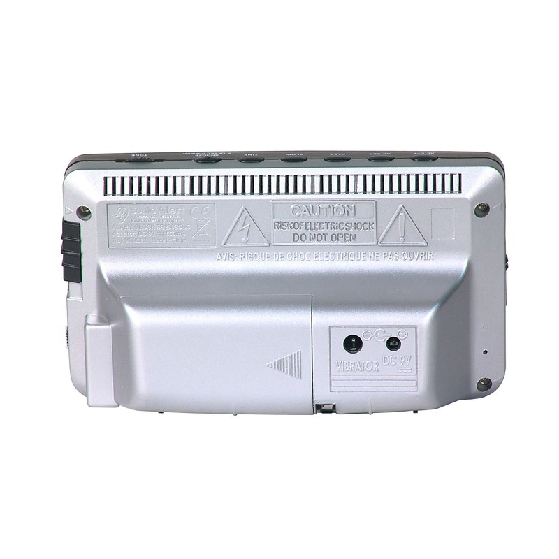 Sonic Alert Extra Loud Dual Alarm Clock with Super Shaker