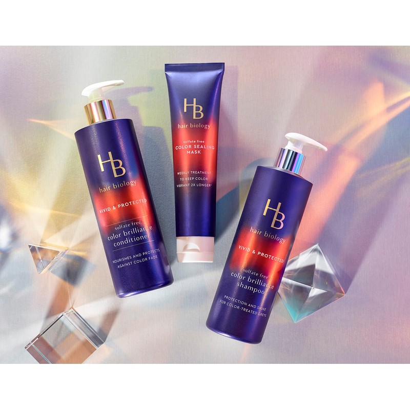 Hair Biology Biotin Color Brilliance Sulfate Free Shampoo, Protects From
