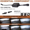 JALN7 LED Light Pods Spotlights Off road MOTO 80W lamp