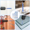 VINEST 7 Pieces Alloy Drill Bit Sets, 3/4/5/6/8/10/12mm Spiral Metal