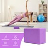 Yoga Block and Yoga Strap Set, 2 Soft Non-Slip Yoga