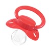 Landofgenie Adult Size Dummy Large Teat Shield Dummy Red