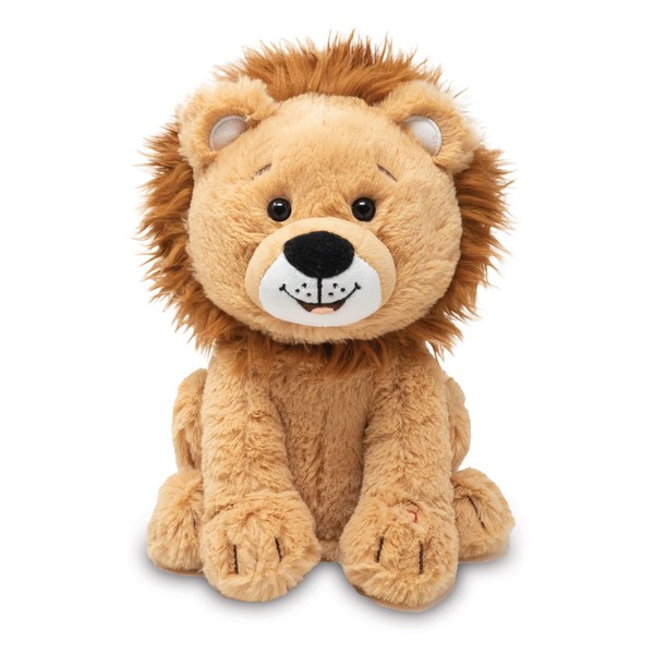 Cuddle Barn - Lucas The Lion | Animated Lion Stuffed Animal Plush Toy Twirls Around to Wild Thing, 10 inches