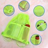 NATURAL STYLE 2 PACK Mesh Drawstring Backpack Bag, Multifunction Mesh