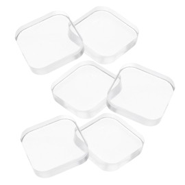 Ciieeo 6Pcs Transparent PU Door Stopper Wall Protector for Door Knobs Easy Installation Cushion Bumper Wall Shield Durable Collision Protection for Home Rv Use