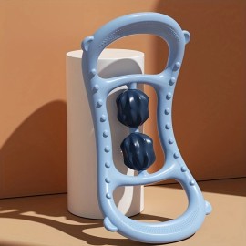 vigor Portable Roller Massage Back Arm Stretching Yoga Fitness Equipment For Women Pil - Blue