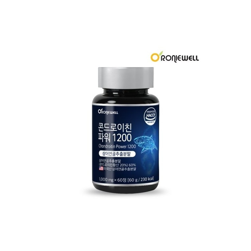 Roniwell 로니웰 콘드로이친 파워 1200 (1,000mg x 60정)